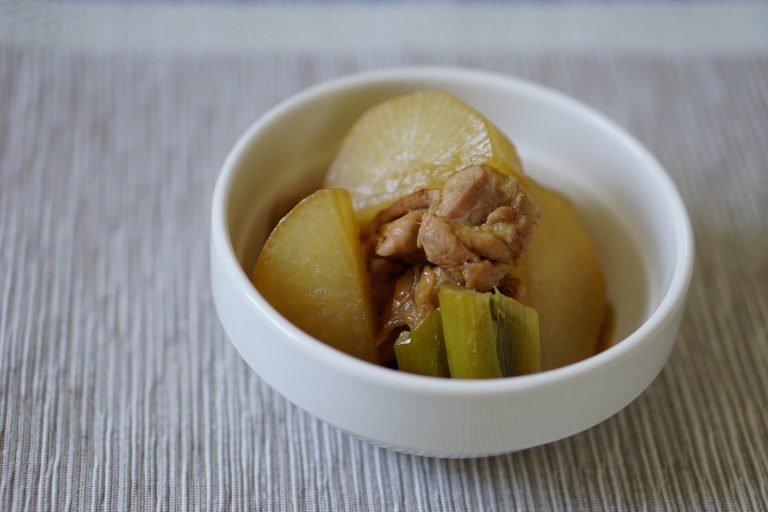 Chicken and Daikon Nimono